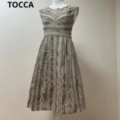 TOCCA 花柄　刺繍ワンピース
