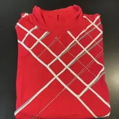 LANVIN 赤 長袖 Tシャツ 40