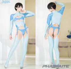 パルフェット SGSxSHEER ロングスリーブスピンラインボディスーツ