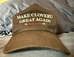 CLOVERU キャップ　make cloveru great again