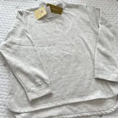 裏起毛　モックネックトレーナー
