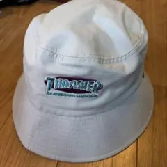 THRASHER バケットハット ライトグレー