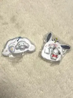 サンリオ　パッケージチャーム&チョコボーロ　シナモロール　ポチャッコ