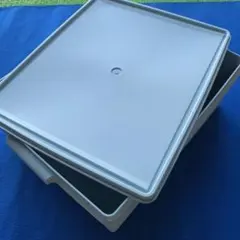 Tupperware　タッパーウェアのスーパーケース水色/中古