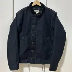 RRL ジャングルクロス デッキジャケット M ダークネイビーショールカラー名作のサムネイル