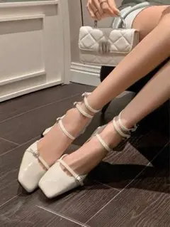 shein 53442042 フレンチ ハイヒール チャンキーヒール