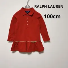 RALPH LAUREN ラルフローレン　ワンピース　赤　100cm 女の子