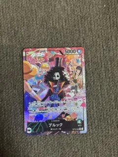 ワンピースカード 大会優勝構築参考 緑黒ブルックデッキ スリーブ付き