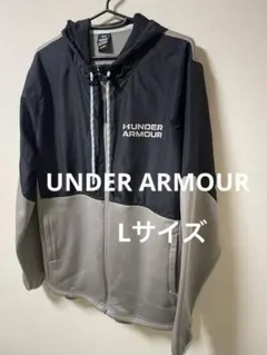 UNDER ARMOUR 裏起毛フルジップフーディー/ Lサイズ
