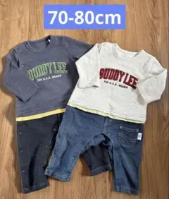 Buddy Lee ロンパース・カバーオール　70〜80cm