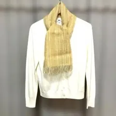 1/11まで） ウール100%手織りマフラー　レディース