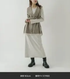 フリンジベストワンピースSET