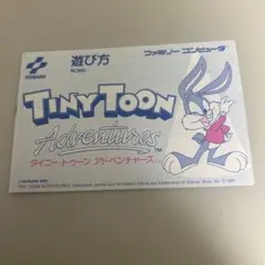 説明書　タイニートゥーンアドベンチャーズ
