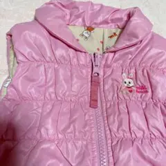 ミキハウス♡うさこ♡リバーシブル♡ベストジャケット80cm