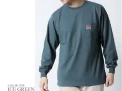 BEN DAVIS ロンT tシャツ 長袖 ワンポイント クルーネック 丸首