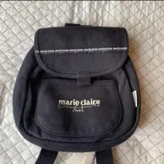 marie claire ブラック　小さなリュック　子供用