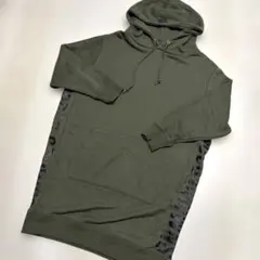 ロデオクラウンズ RCWB サイドロゴ パーカーワンピース カーキ オリーブ F