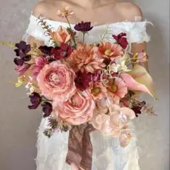ウエディングブーケ 造花 アーティフィシャルフラワー