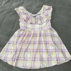 女の子用フリル付きワンピース水着