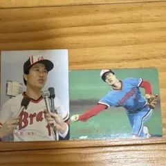 カルビープロ野球カード【1979年版】中日ドラゴンズ星野仙一投手2枚
