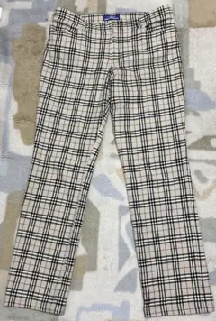 BURBERRY BLUE LABELブルーレーベル チェック パンツ 38 M