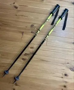 レキ　LEKI RIDER スキー用ストック 90cm 黒/黄 送料込み