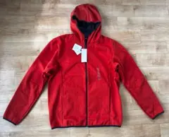 【未使用】UNIQLO 防風・撥水パーカー BLOCKTECH L オレンジ