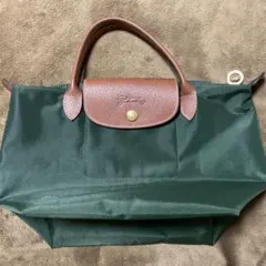 美品　LONGCHAMP ル プリアージュトートバッグオリーブグリーン Sサイズ
