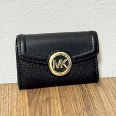 Michael Kors ブラック レザー キーケース