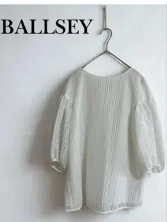 h*n様 最終価格✨美品BALLSEY ブラウス　レース　シンプル　きれいめ　パ