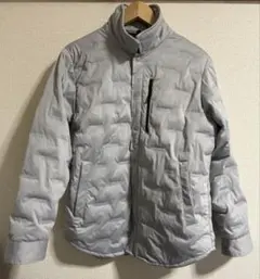 Lサイズ ライトグレー ダウンジャケット