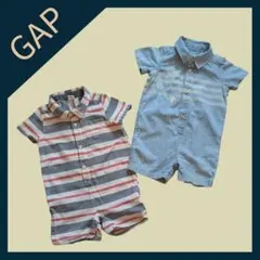 最終価格‼️GAP ベビー ロンパース 2枚セットのサムネイル