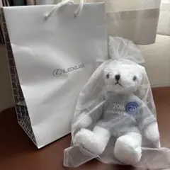 Lexus 20th Anniversary Bear ぬいぐるみレクサス袋付き