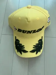 DUNLOP キャップ イエロー 刺繍ロゴ 非売品
