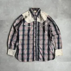 50s 60s vintage Bud berma 開襟シャツ 黒レーヨン - メルカリ