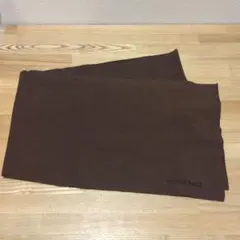 mont-bell モンベル シャミースマフラー ダークブラウン