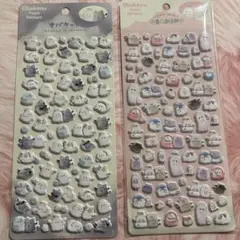 【新品未開封】2枚セット 立体シール　 オバケーヌ
