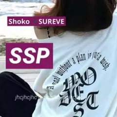 SSP白新品アベイル Shoko SUREVE プリントロゴプルオーバーしょうこ