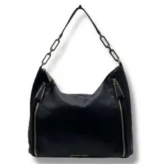 Michael Kors マチルダ ブラック スムースレザー ショルダーバッグ