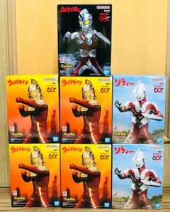 未開封品】英雄勇像 ウルトラマンシリーズ フィギュア 6兄弟セット