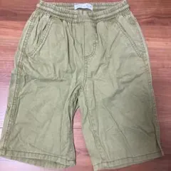 ZARA キッズ　140サイズ　ハーフパンツ　短パン　緑
