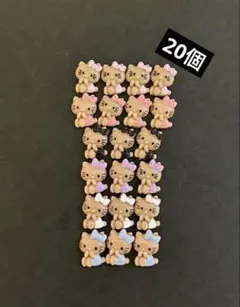 ネイルパーツ　日焼けキティ　20個