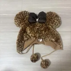 ヒョウ柄 ファンキャップ ディズニー