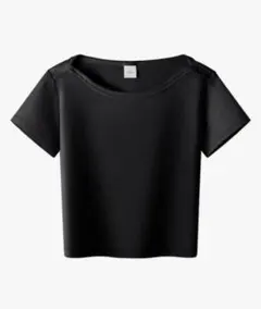 黒のショートスリーブトップス