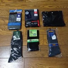 メンズ　下着　肌着　靴下　6点セット