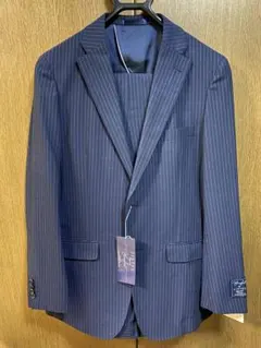 ストライプスーツ　ネイビー　AY6