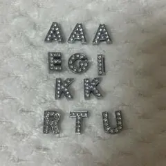 アルファベット ネームタグ パーツ キャンドゥ Can☆Do ネームタグ用