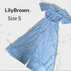 LILY BROWN リリーブラウン マルチドットロンパース オールインワンのサムネイル