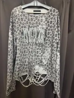 Grancy ヒョウ柄ロングスリーブTシャツ mサイズ