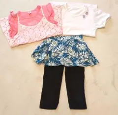 子供　女の子　　／　Ｔシャツ・スカッツ　パンツ　130cm・140cm